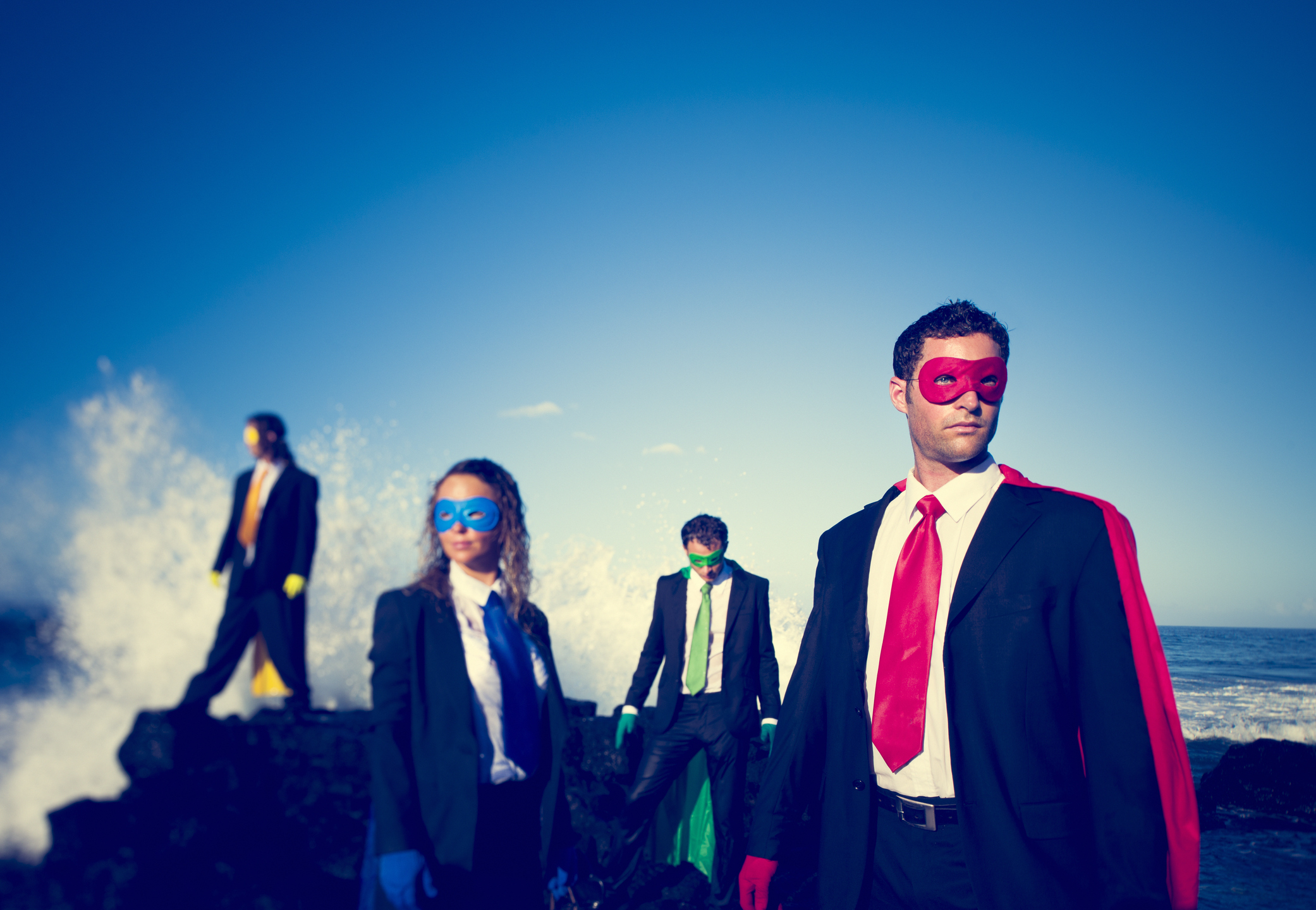 Four Business Superheroes