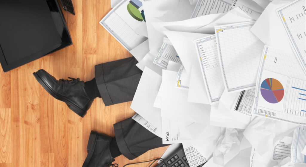 Overworked Businessman