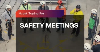 Post - Safety Meeting Topics