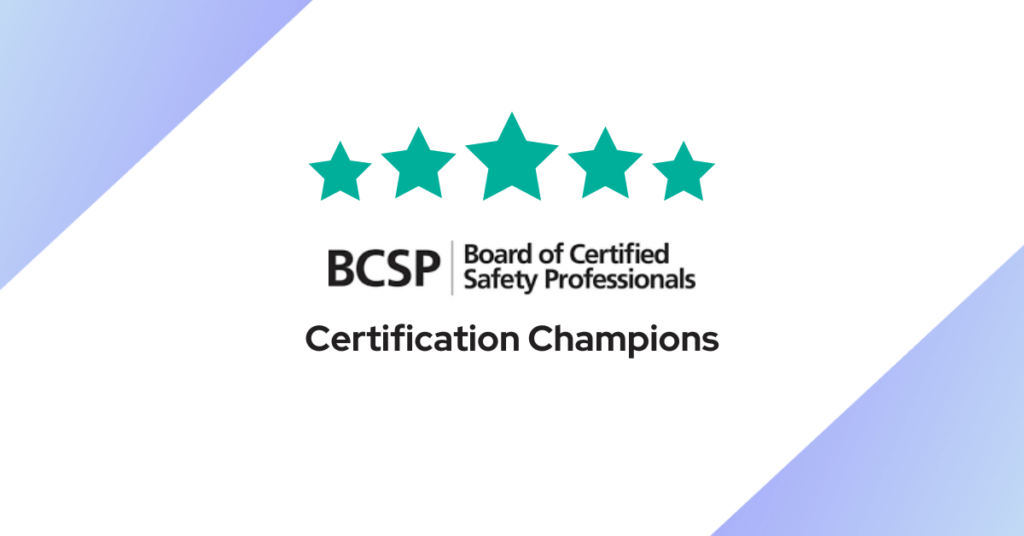 KPA Named to BCSP's Certification Champions List at Ruby Level - KPA Safety training