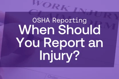 OSHA when to report injury - Novara
