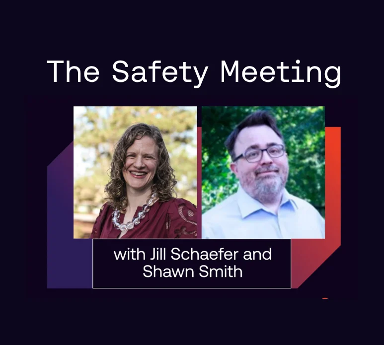 Safety Meeting with jill and shawn