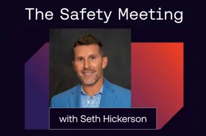 Safety Meeting with seth hickerson
