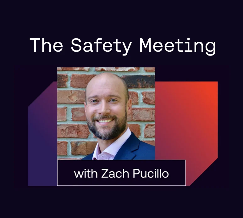 Safety Meeting with zach pucillo