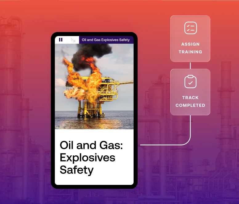 Oil and gas safety training