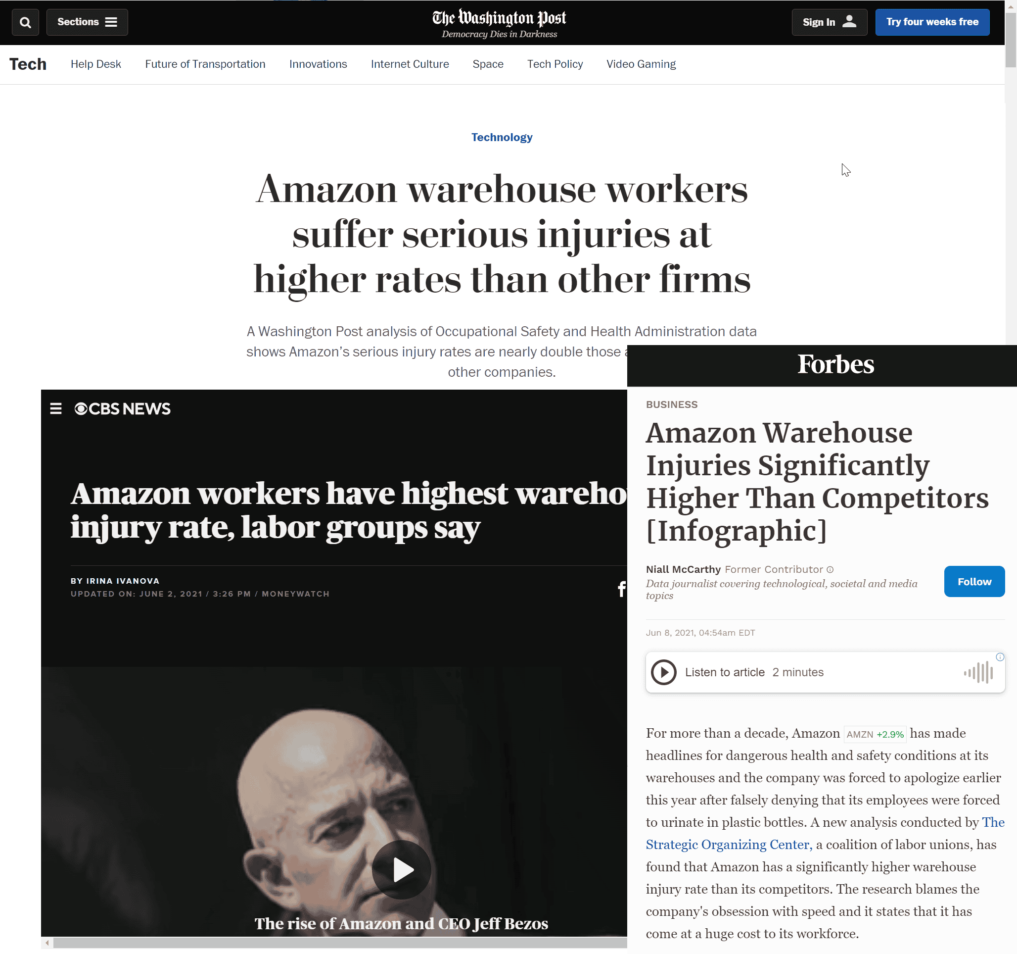 amazon osha
