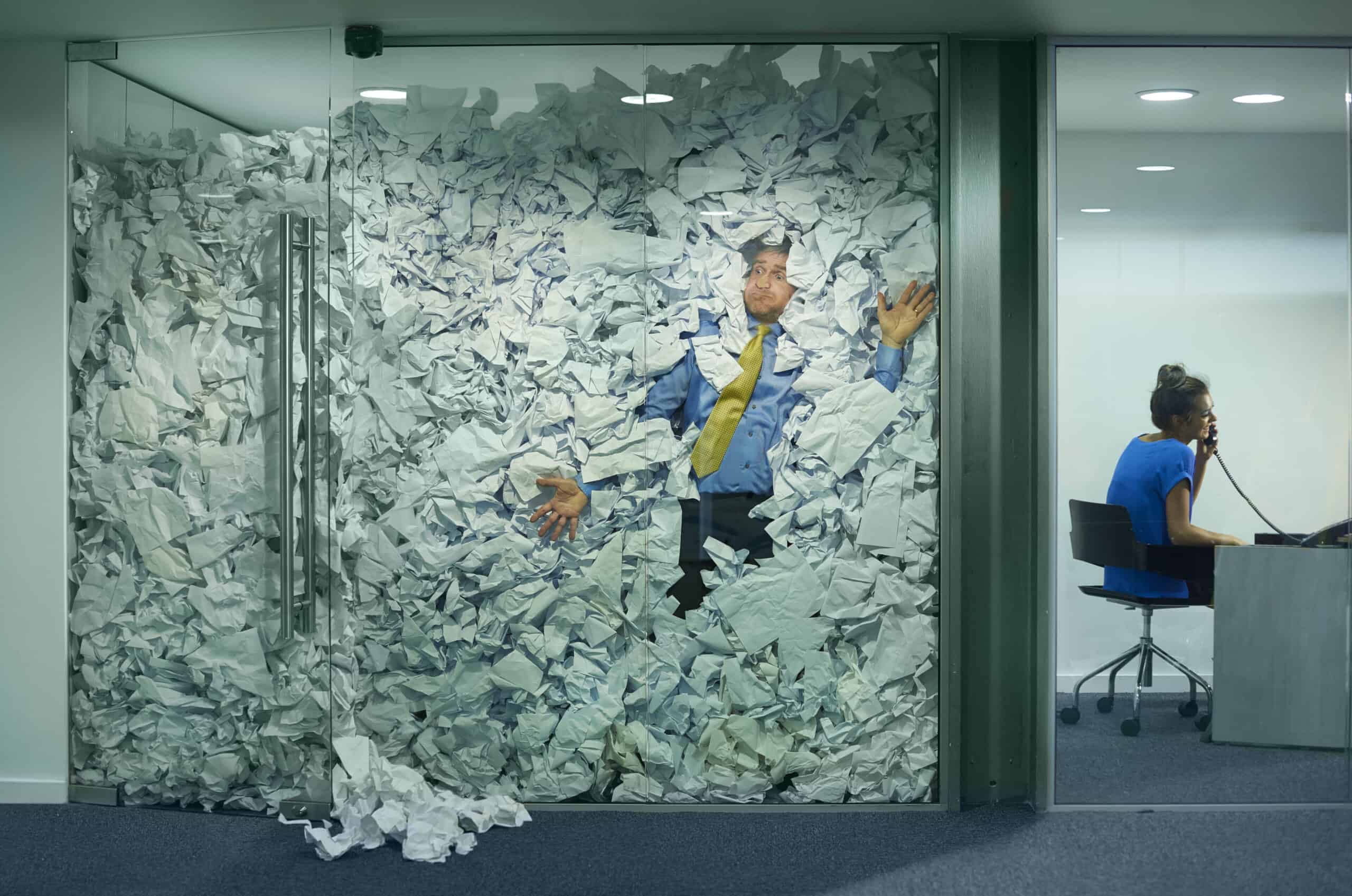 stuck at the office