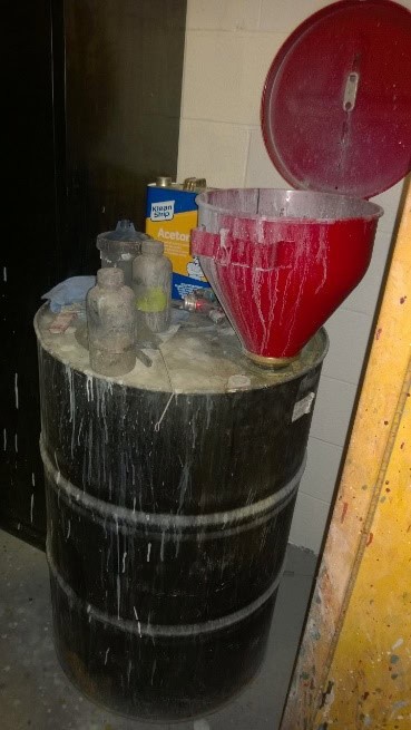 solvent based paint waste
