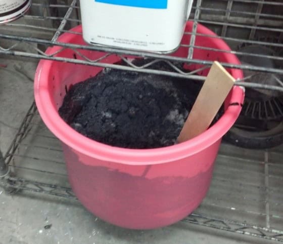 water based paint waste