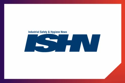 ISHN logo with novara colored border