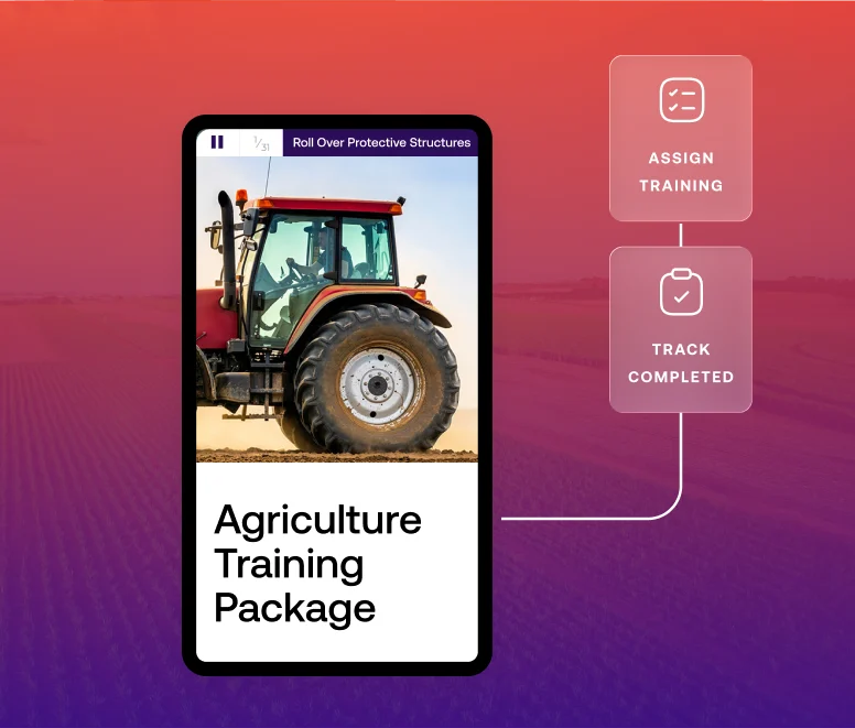 Agriculture safety training