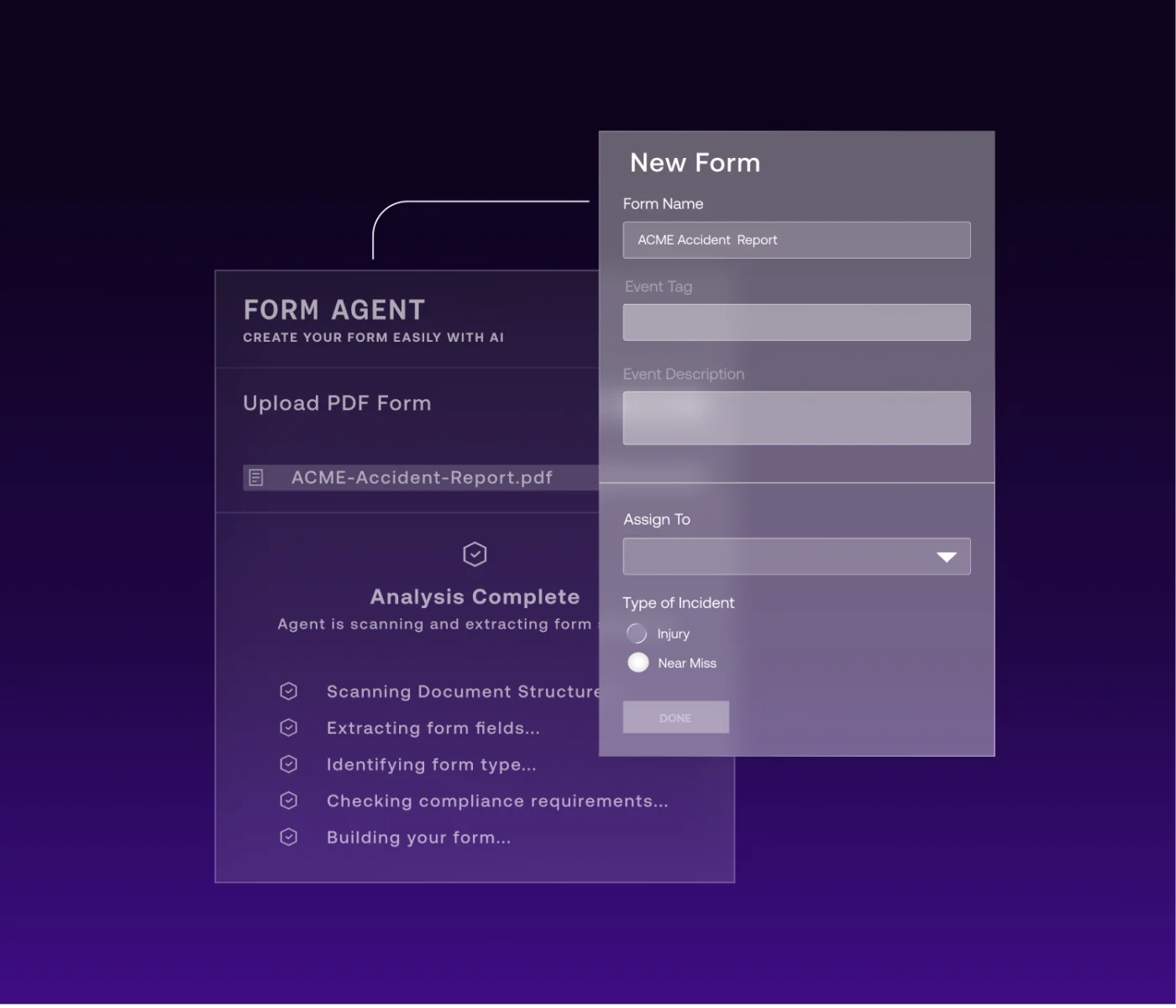 EHS Form Agent novara ai