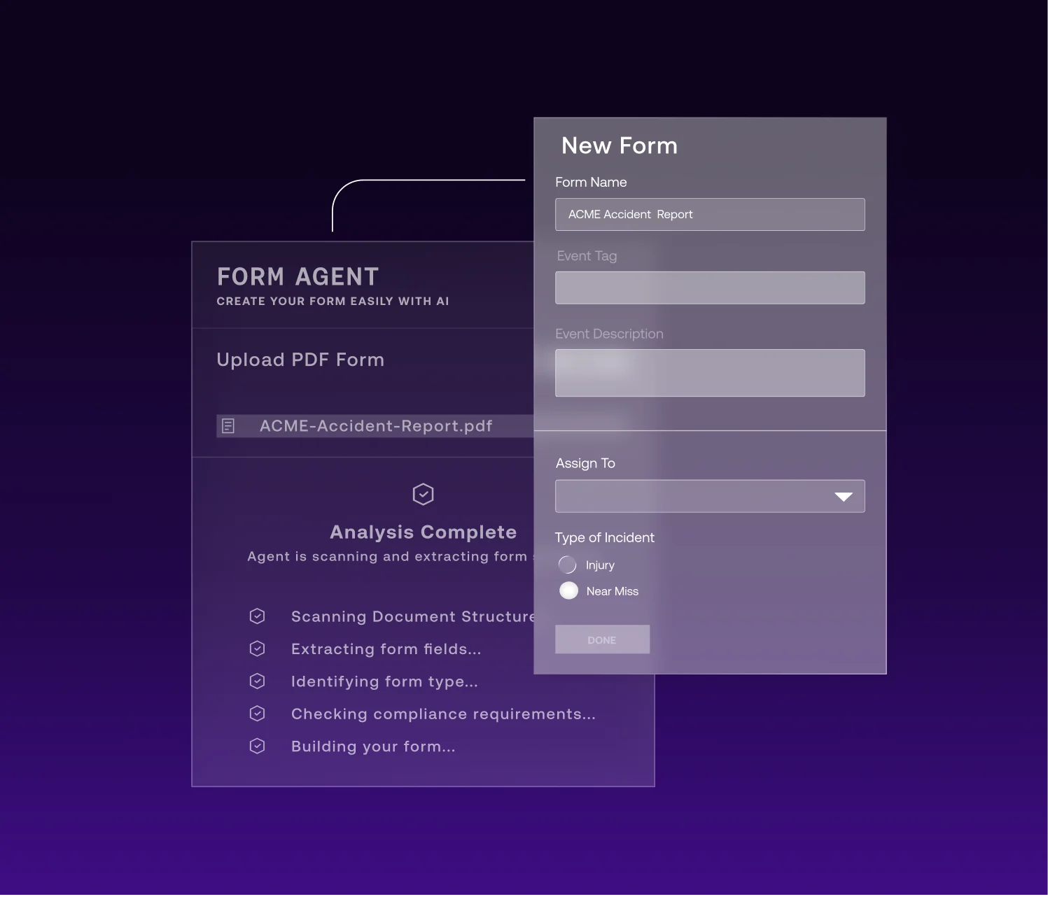 EHS Form Agent novara ai