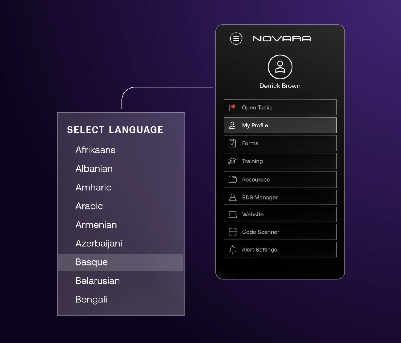 novara flex EHS Multilingual software and training